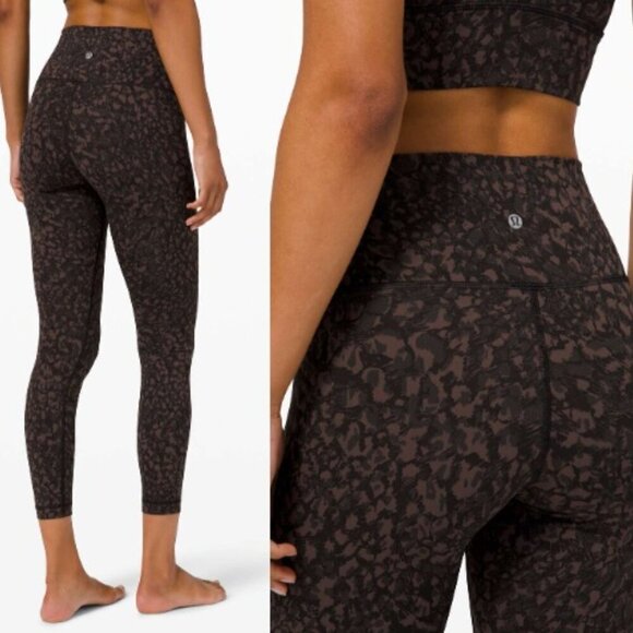 Lululemon Wunder Under High-Rise Tight *Full-On Luxtreme Brown Black Size 6 - Picture 6 of 6